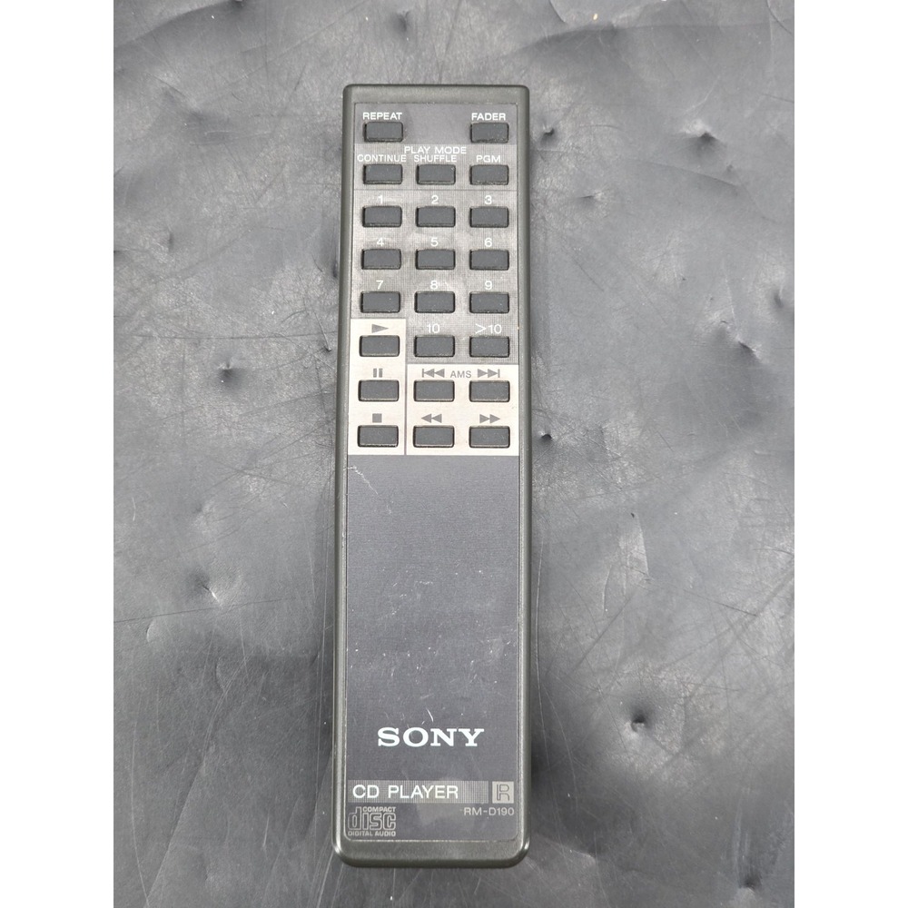 Genuine OEM Sony RM-D190 CD Player‎ Remote Control